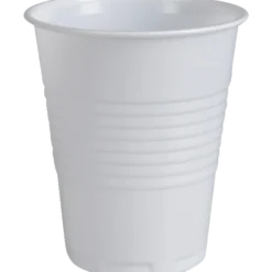 Abena automatbæger polystyren hvid 210 ml 100 stk pakke