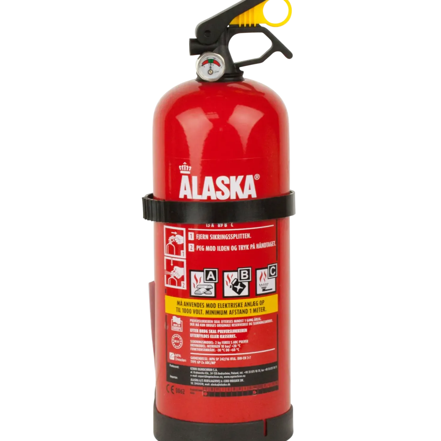 Alaska pulverslukker 2 kg
