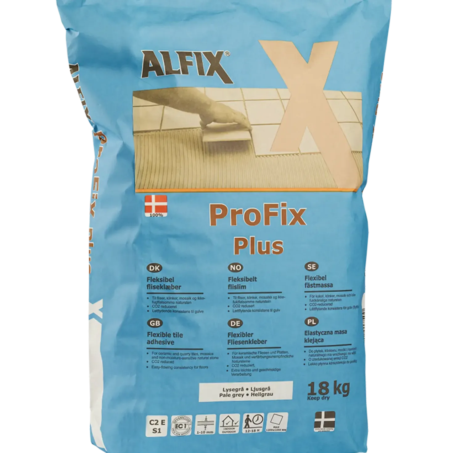 Alfix ProFix plus fliseklæber 18 kg