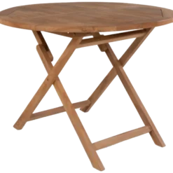 Bali havebord teaktræ Ø100 cm