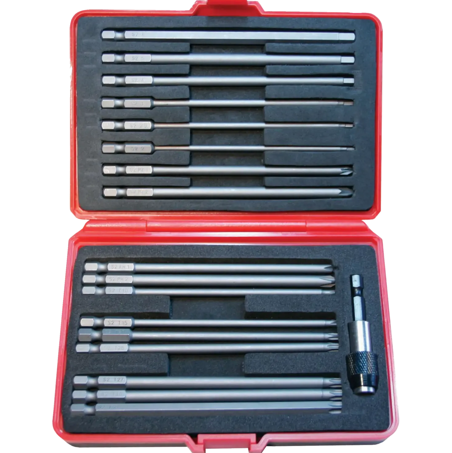 Bato bitssæt lang 127 mm 1/4" - 18 dele