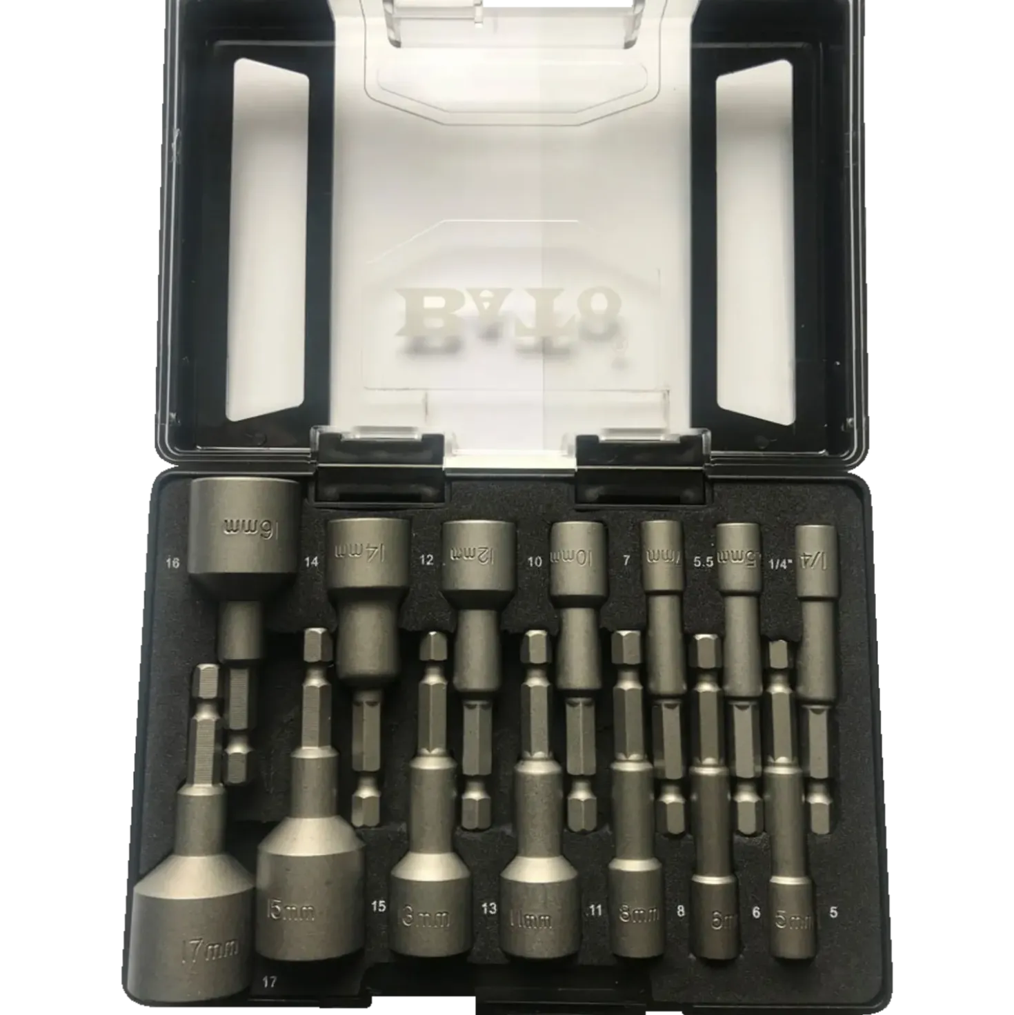 Bato bolt bitssæt 1/4" med magnettoppe 14 dele
