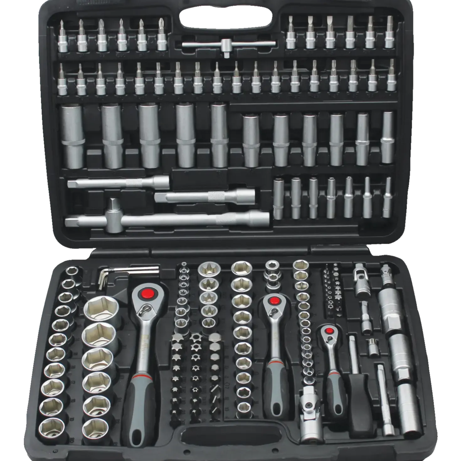Bato topnøglesæt 1-4"-3/8"-1/2" - 171 dele