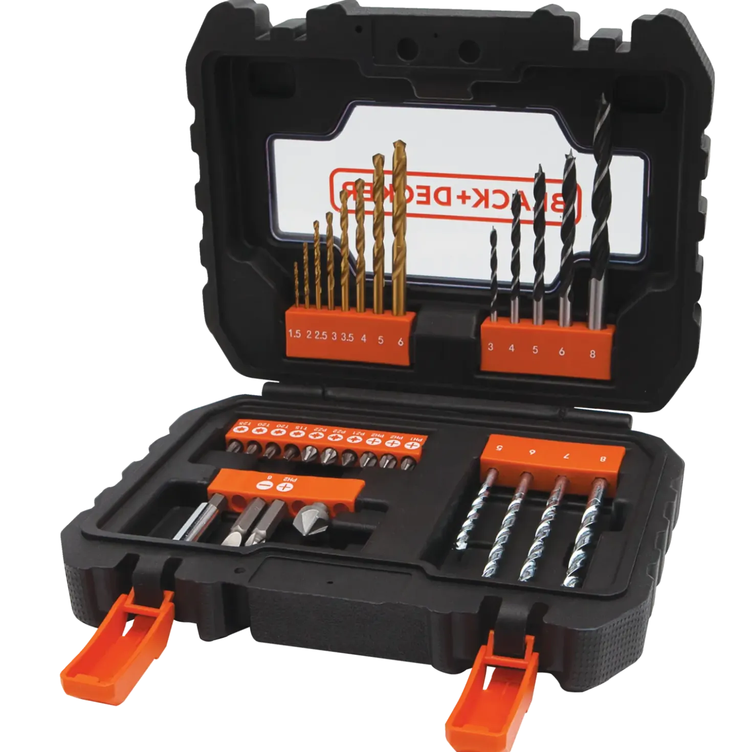 Black+Decker bor-/skrue bitssæt med 31 dele