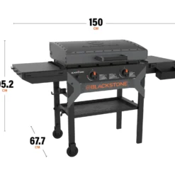 Blackstone 28” Griddle med låg – gasgrill med stegeplade