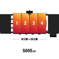 Blackstone 36” Griddle med låg – stor gasgrill med stegeplade