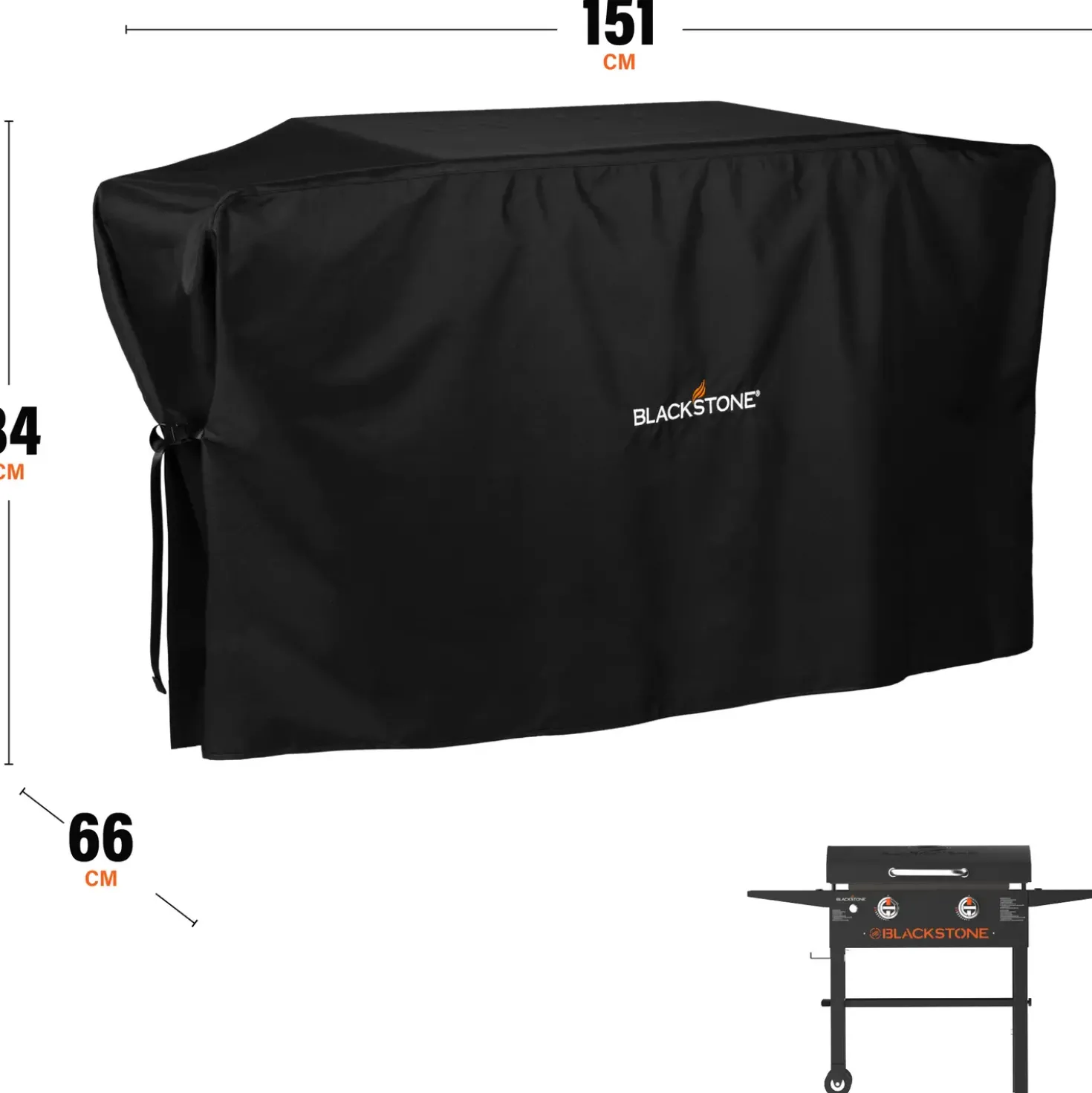 Blackstone 28” Griddle overtræk - vejrbestandigt cover/betræk