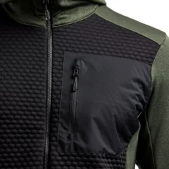 Blåklæder hættetrøje Full Zip efterårsgrøn/sort str. XL