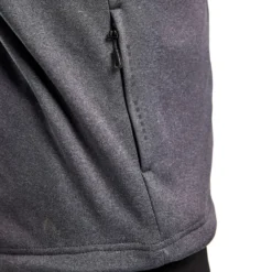 Blåklæder hættetrøje Full Zip sortmeleret str. 2XL