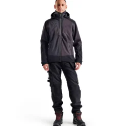 Blåklæder softshell jakke mørk grå/sort str. XS