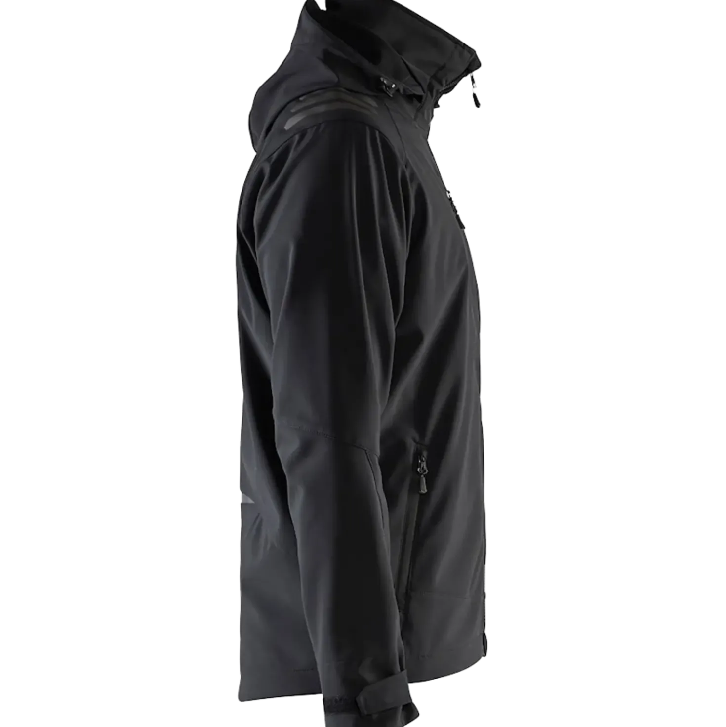 Blåklæder softshell jakke sort/sort str. L