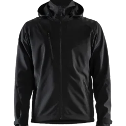 Blåklæder softshell jakke sort/sort str. L