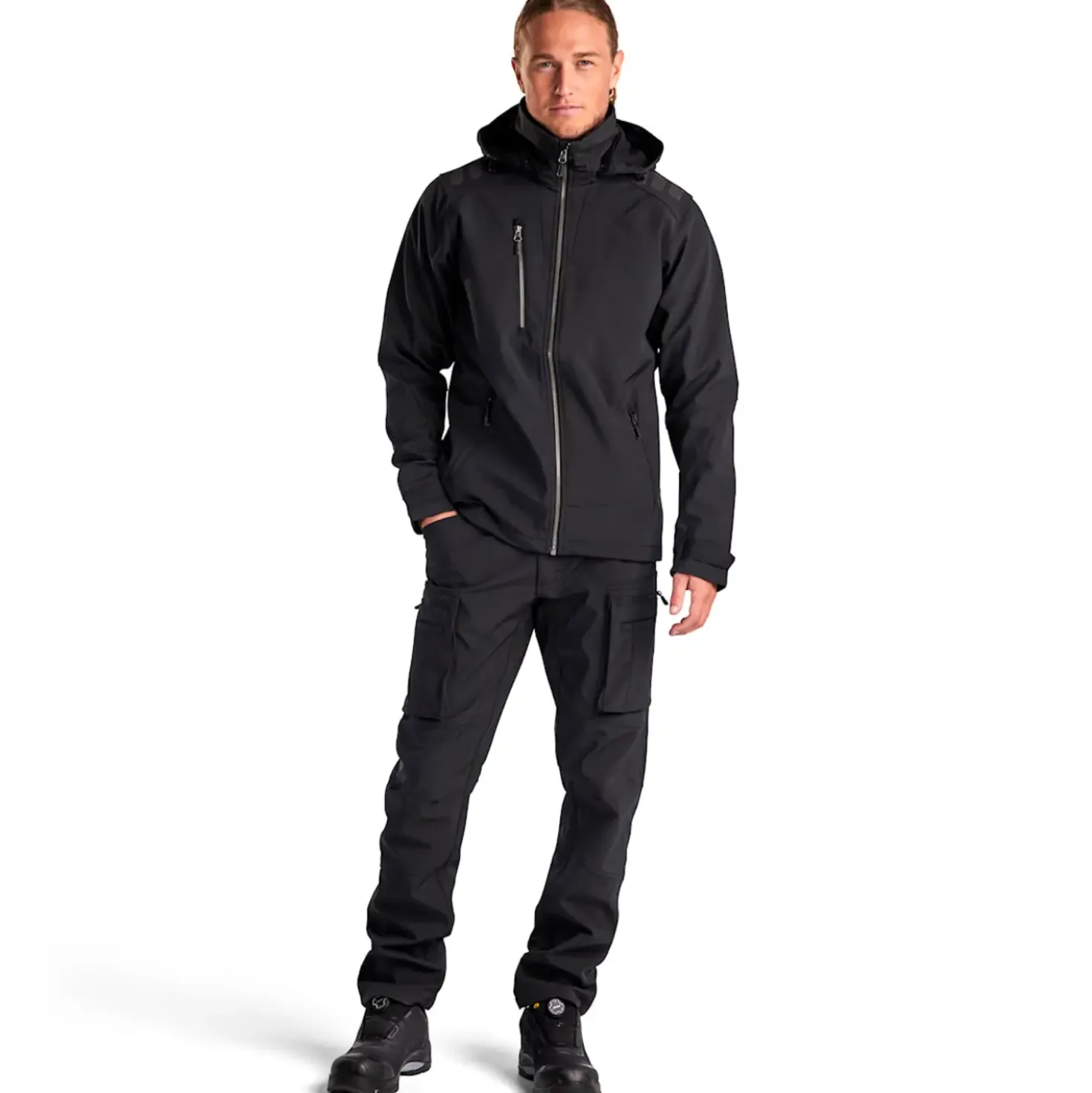Blåklæder softshell jakke sort str. 2XL