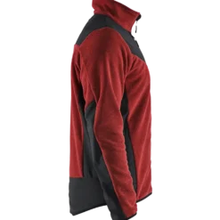 Blåklæder strikket softshell jakke brændt rød/sort str. XL