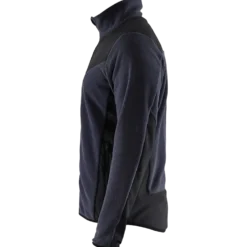 Blåklæder strikket softshell jakke mørk marine/sort str. L
