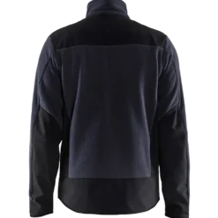 Blåklæder strikket softshell jakke mørk marine/sort str. L