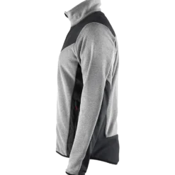 Blåklæder strikket softshell jakke antracit gråmeleret/sort str. M
