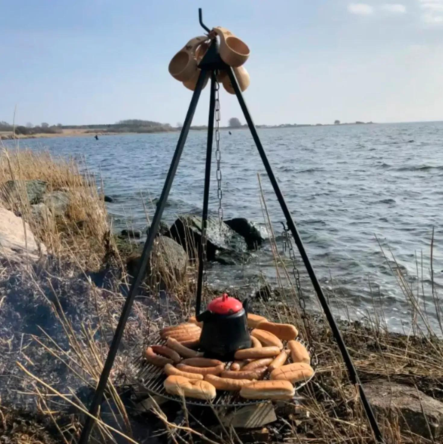 Bon-Fire basis bålsæt med gryde