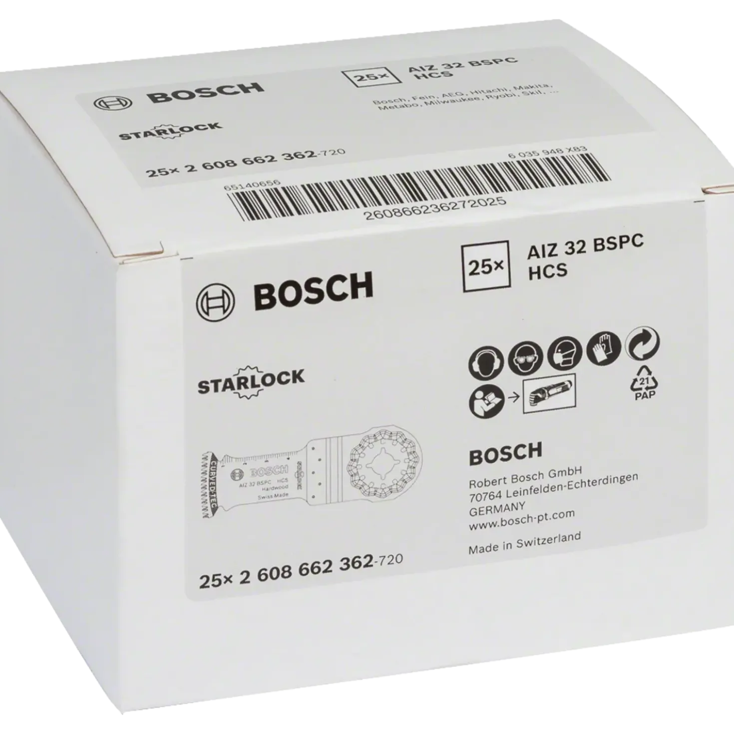 Bosch AIZ 32 BSPC-klinge til multicutter