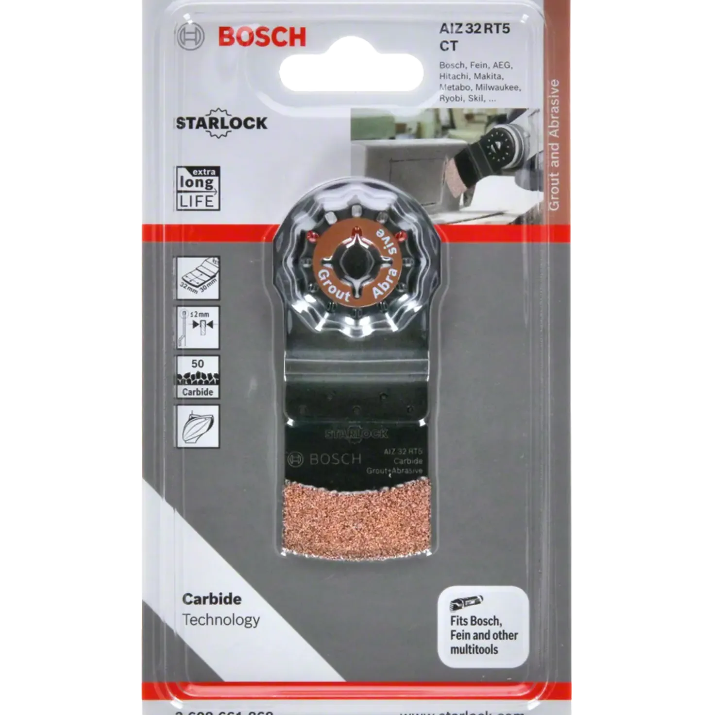 Bosch AIZ 32 RT5-klinge til multicutter