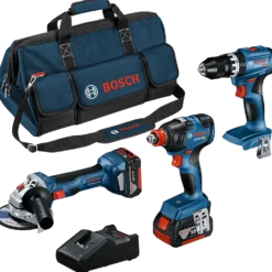 Bosch akkusæt 18V 2x 5.0Ah GSB 18V-45/GDX18V-200/GWS18V-7