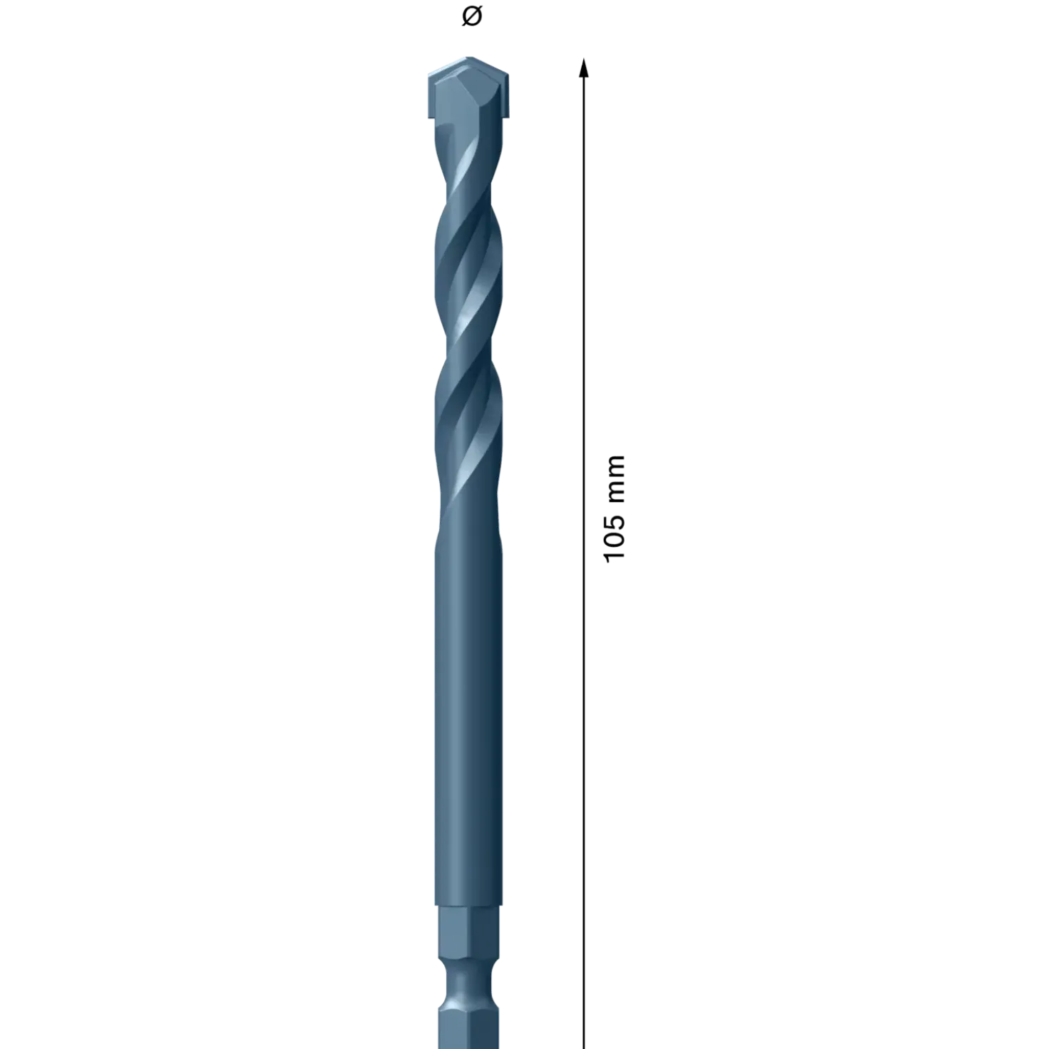 Bosch Centerbor til EXPERT Power Change Plus, TCT, Ø8,5x60x105 mm