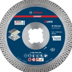 Bosch EXPERT HardCeramic X-LOCK diamantskæreskive 125 x 22,23 x 1,4 x 10 mm