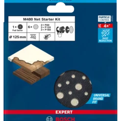 Bosch EXPERT M480-startsæt til excenterslibere 125 mm, 7 stk.