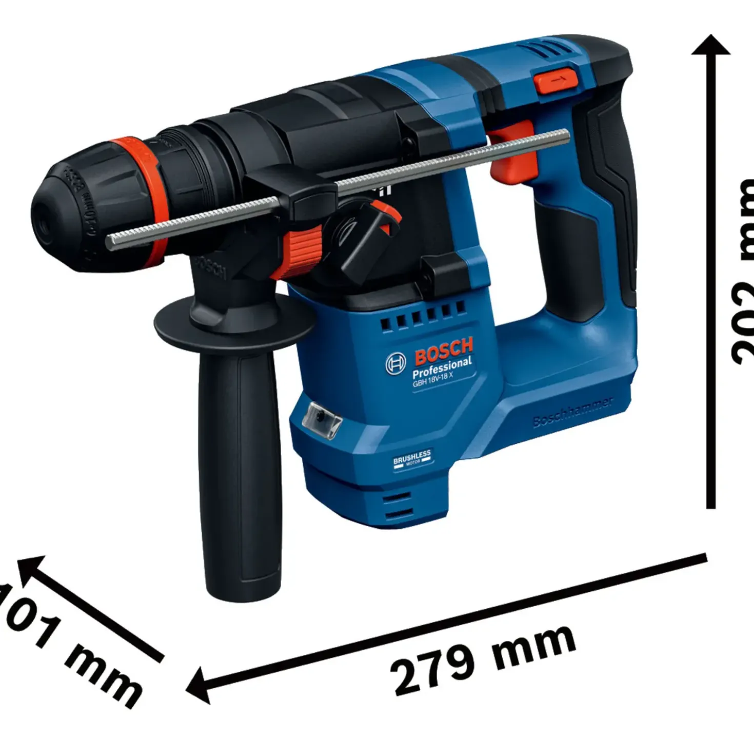 Bosch GBH 18V-18 borehammer solo