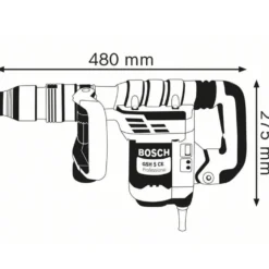 Bosch GSH 5 CE slaghammer SDS-max 230V