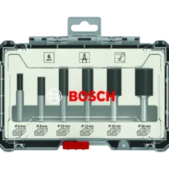 Bosch HM lige overfræsersæt 8 mm 6 dele
