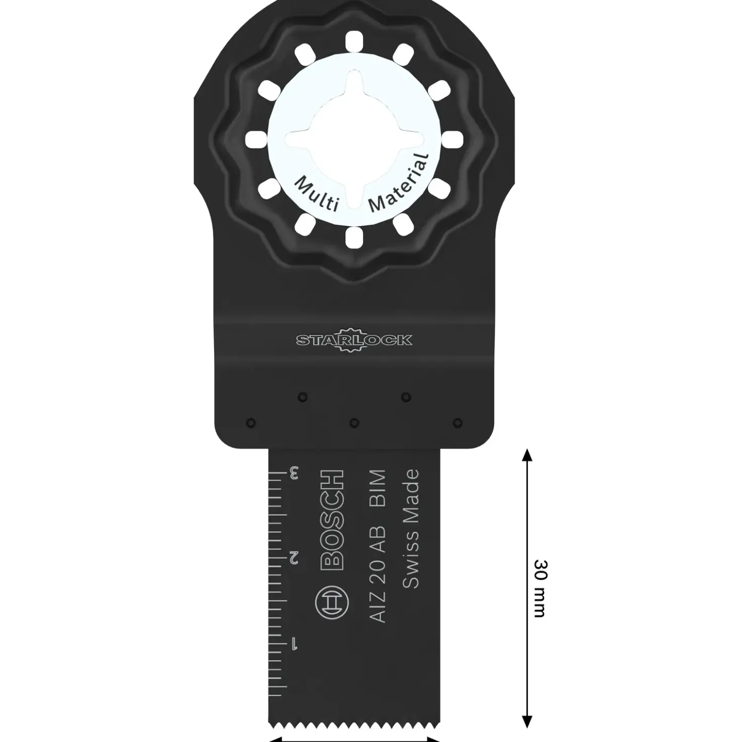 Bosch Multi-materiale skæreklinge AIZ 20 AB, Starlock, 20x30 mm, 5 stk.