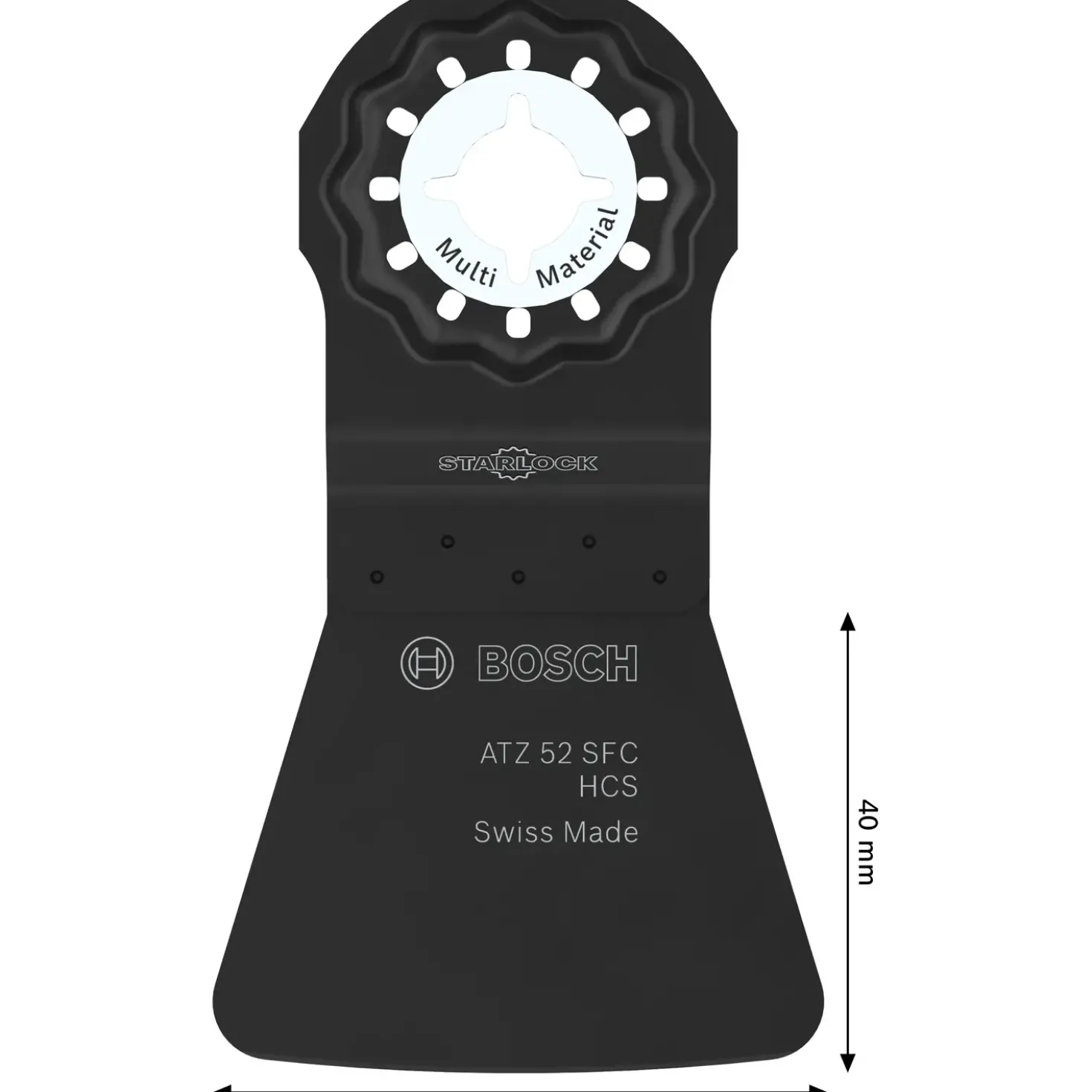 Bosch Multi-materiale skæreklinge ATZ 52 SFC, Starlock, 52x40 mm