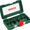 Bosch overfræsersæt HM Ø6 mm m/6 dele