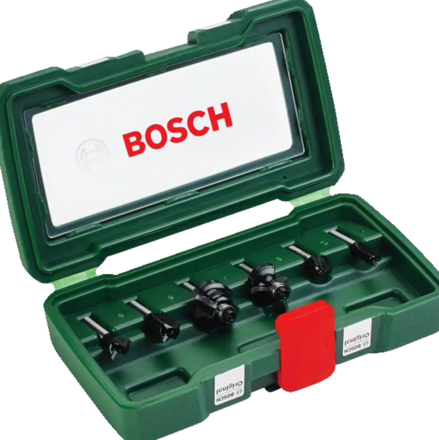Bosch overfræsersæt HM Ø6 mm m/6 dele