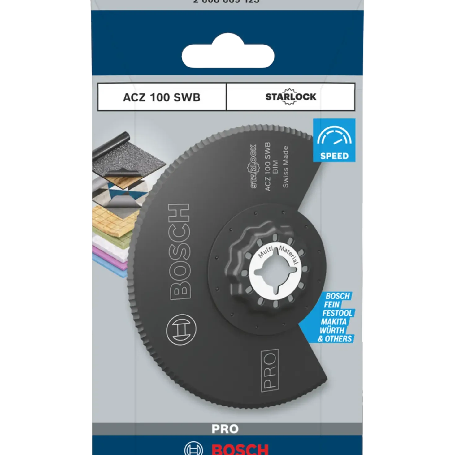 Bosch PRO ACZ 100 SWB multicutterklinge, 100 mm