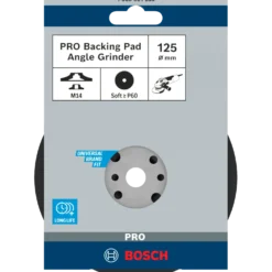 Bosch PRO bagskive, blød, 125 mm, M14, blød
