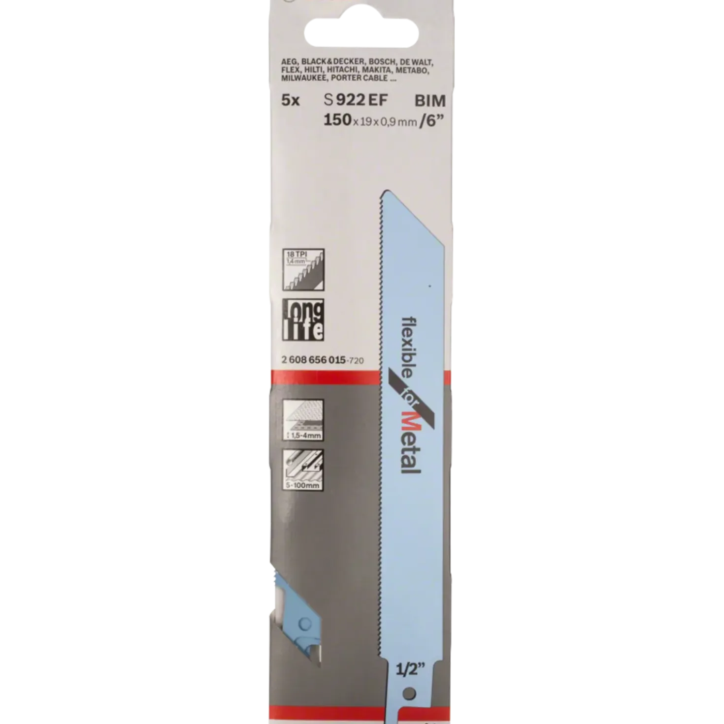 Bosch S922EF bajonetsavklinge for metal