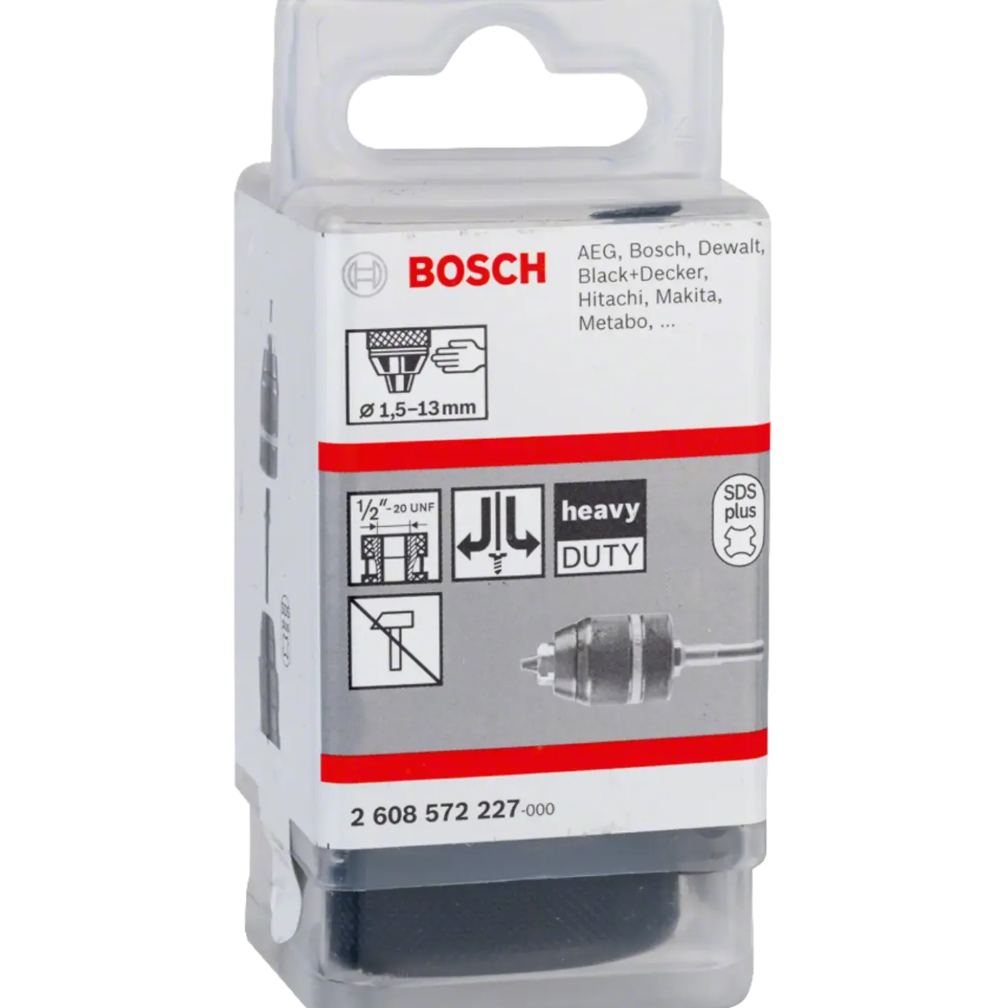 Bosch Selvspændende borepatron SDS plus