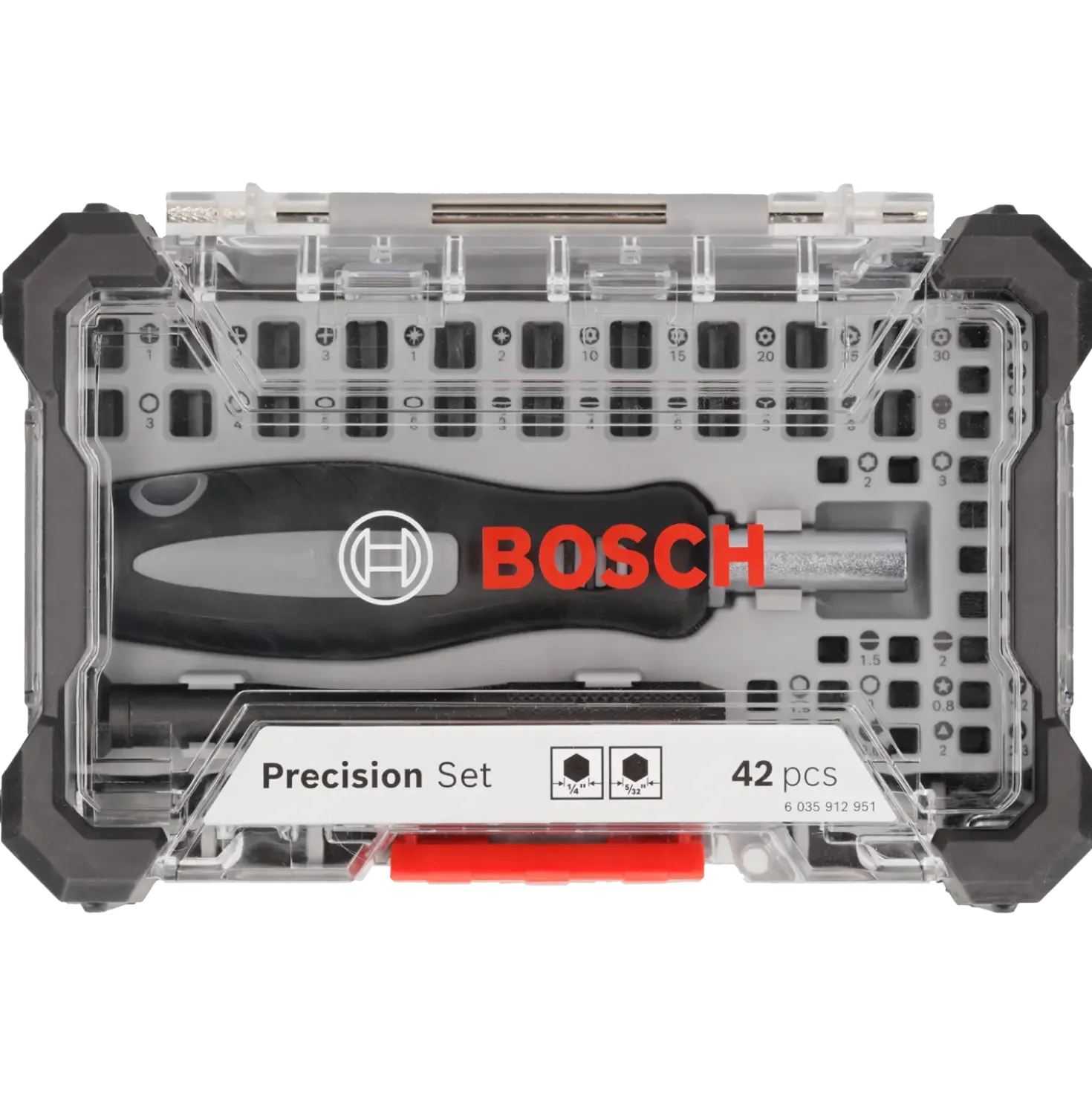 Bosch Skruebitsæt med stor præcision, 42 stk.