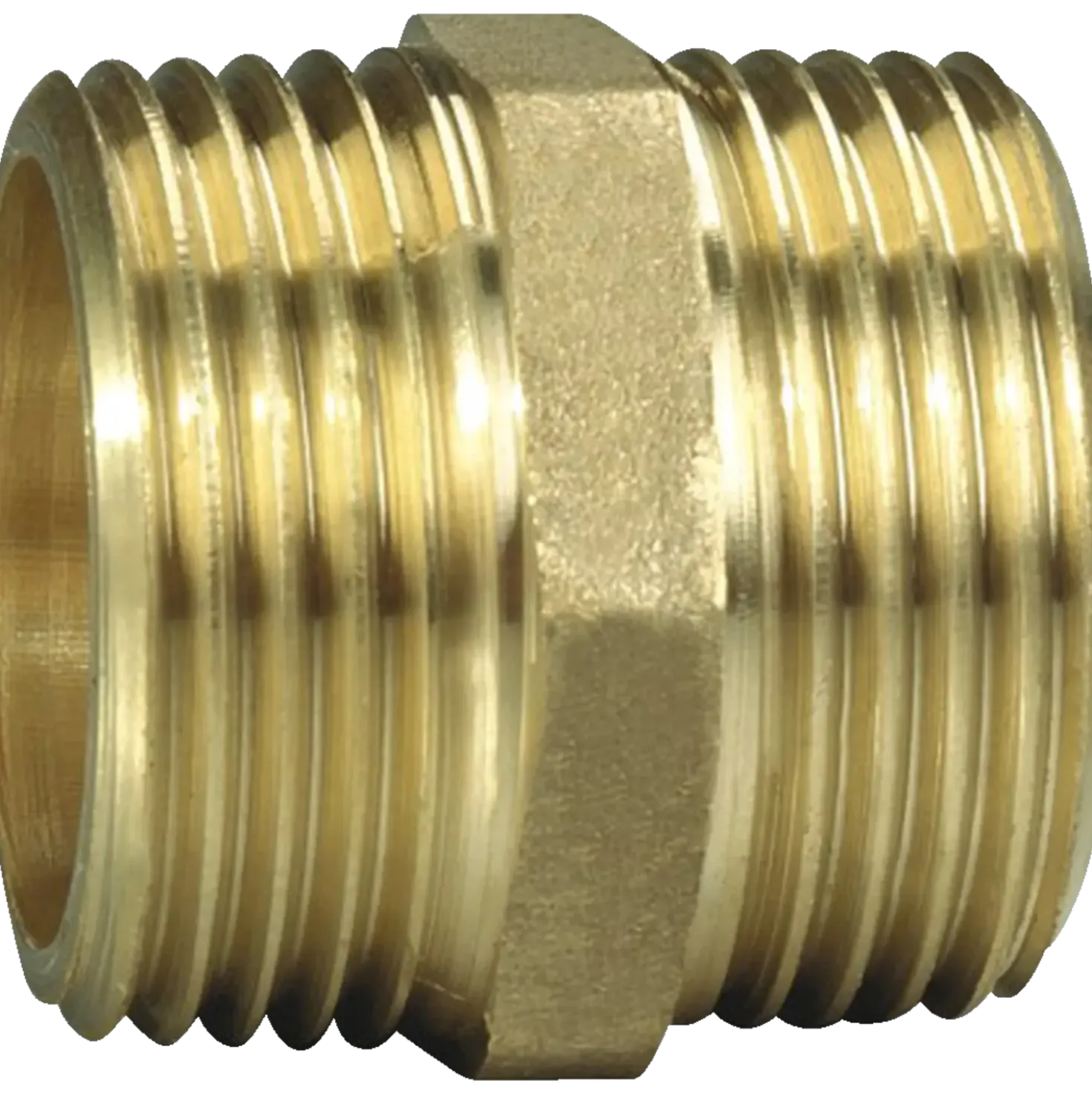 Brystnippel 1/2"x1/2" messing