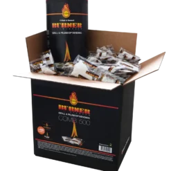 Burner firestarter Combi optændingsposer – kasse med 500 stk. til pejs, ovn og grill