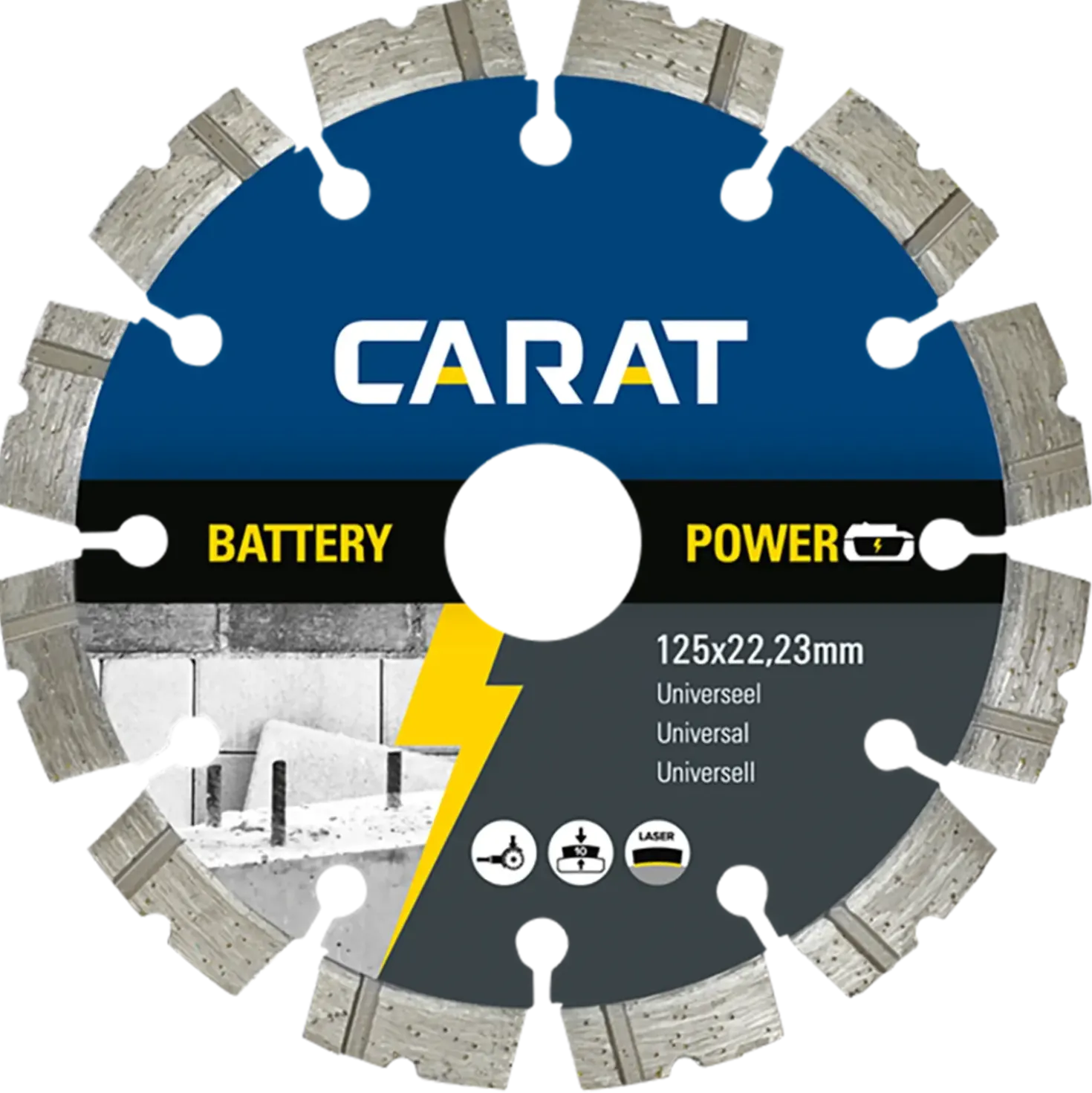 Carat CBP diamantklinge master 125x22,23 mm