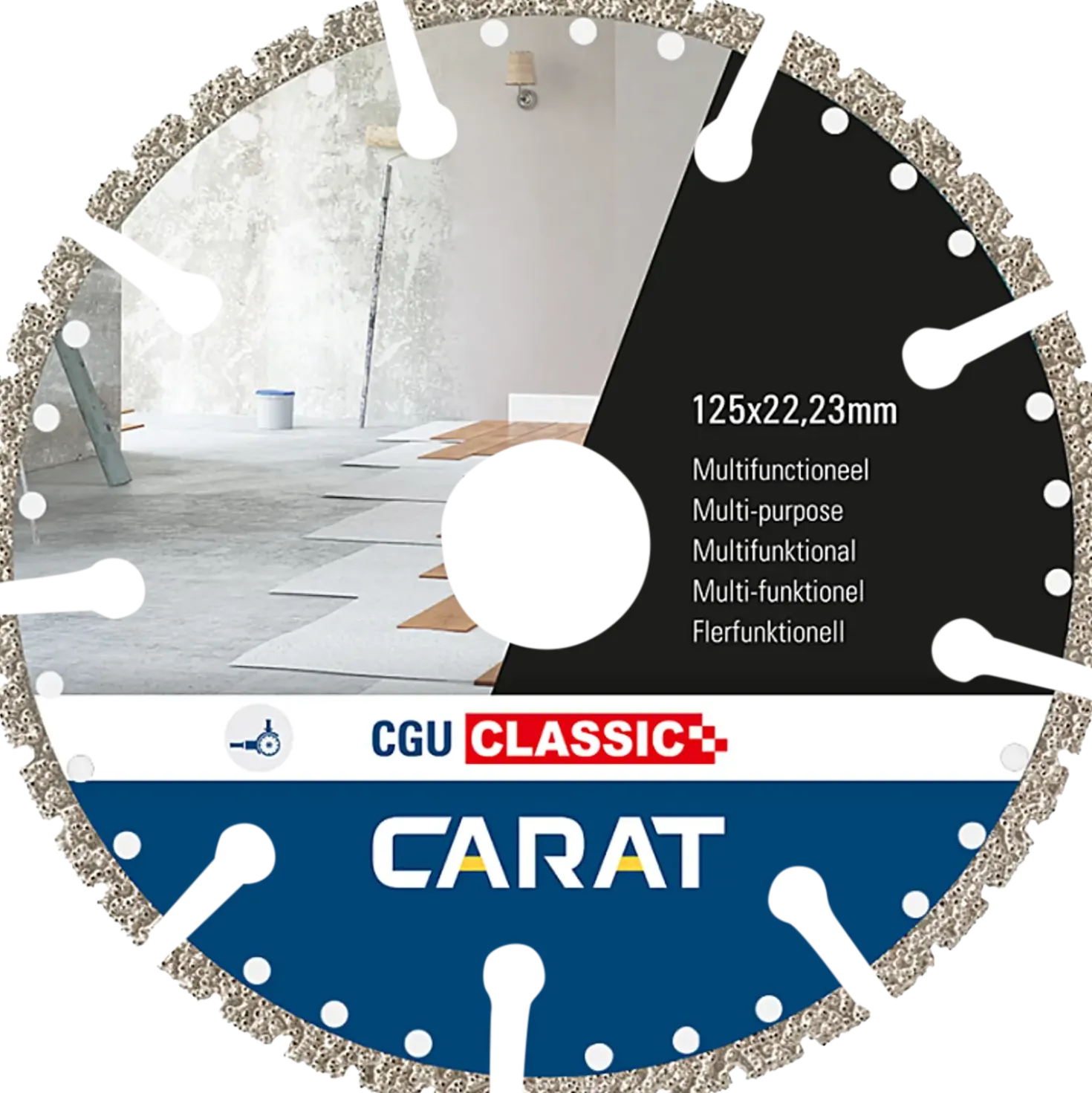 Carat CGU Classic multiklinge Ø125 mm