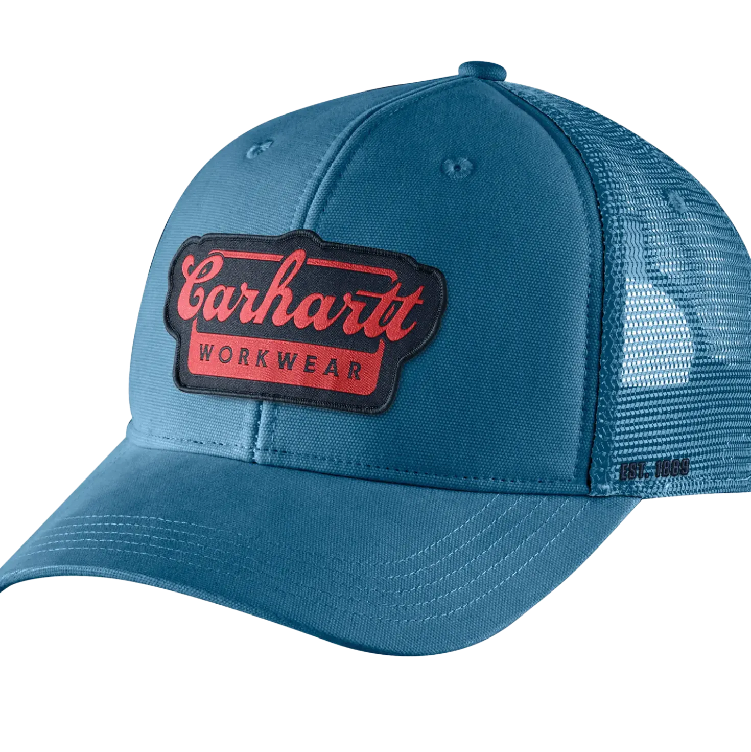 Carhartt patch cap blå