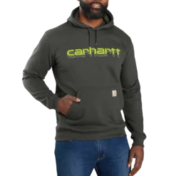 Carhartt rain defender graphic sweatshirt mørk grøn str. S