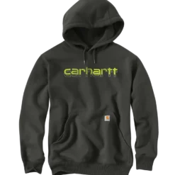 Carhartt rain defender graphic sweatshirt mørk grøn str. S