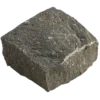 Chaussésten G685 flækket 9x9x5 cm sortgrå