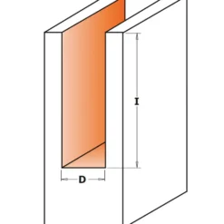 CMT HM Ø12x31/60 mm K8 notfræsejern