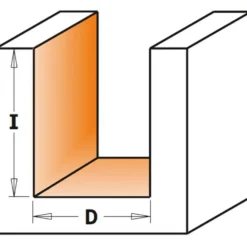 CMT HM Ø12x20/50 mm K8 notfræsejern